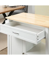Slickblue Modern Freestanding Kitchen Storage Cabinet with Adjustable Shelves for Pantry