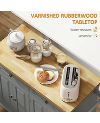 Compact Space-Saving Kitchen Storage Cabinet with Easy Access and Adjustable Shelves