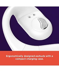 RadioShack Live Sound Wireless Earbuds, Bluetooth 5.3, Enhanced Bass, 8H Playtime, white 3304398