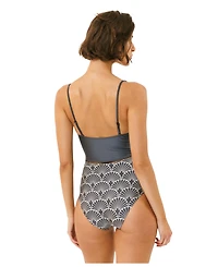 Biliblond Women's Arava Stripes Onepiece Swimsuit