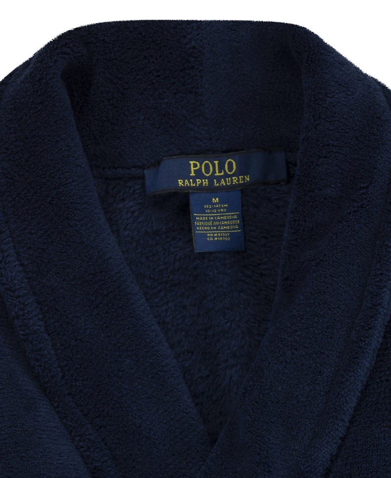 Polo Ralph Lauren Boys 8-20 Bear Long Sleeve Terry Robe