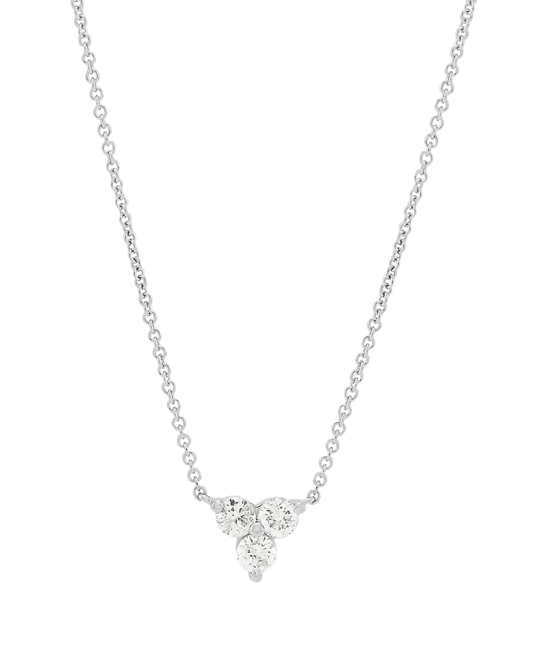 Macy's Diamond Necklace (1/2 ct. t.w.) in 10k White Gold