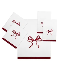 Avanti Christmas Bows Cotton -Pc. Fingertip Towel Set