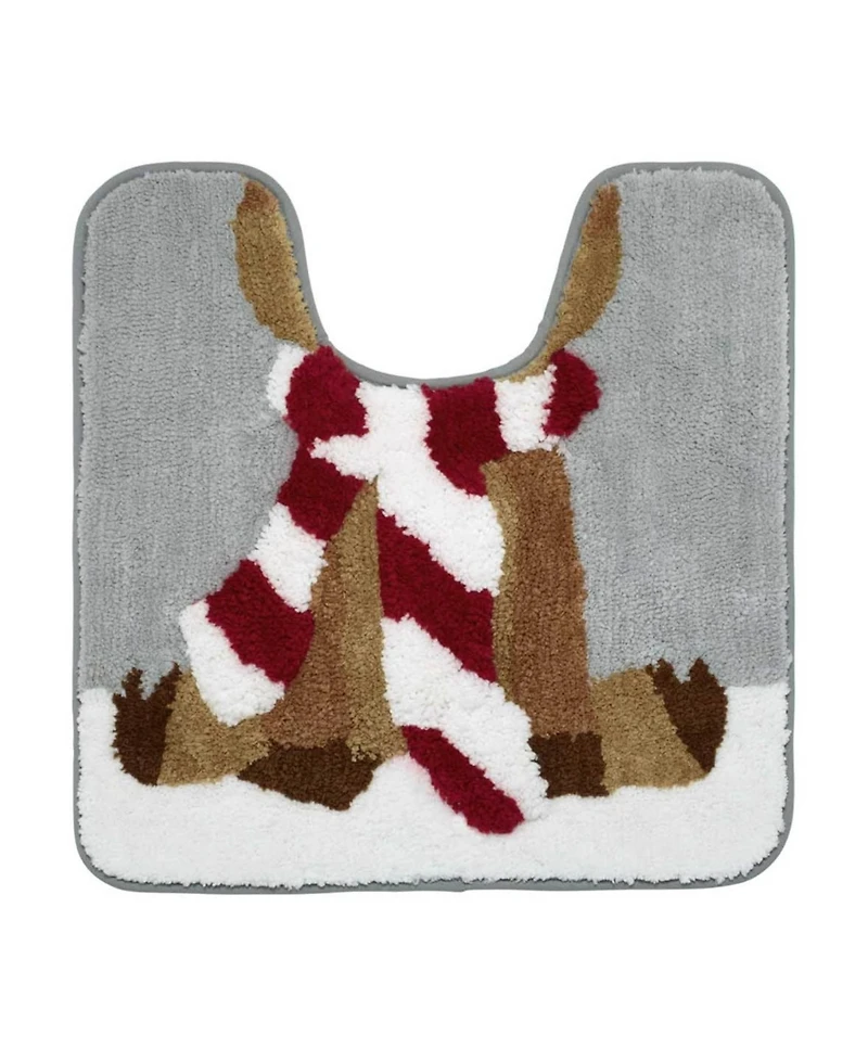 Avanti Holiday Reindeer 3-Pc. Polyester Bath Rug Set