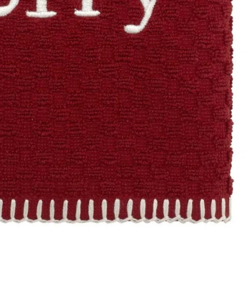 Avanti Merry Cotton 2-Pc. Hand Towel Set, 28" x 16