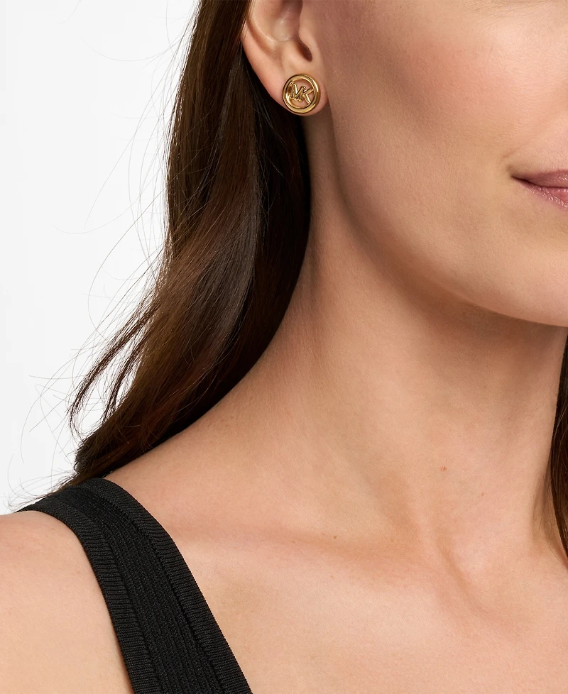 Michael Kors Small Logo Stud Earrings