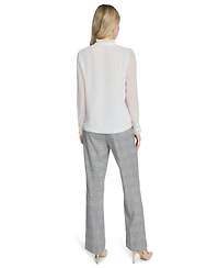 Calvin Klein Women's Ruffle-Front Blouse