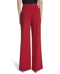 Calvin Klein Women's Mid-Rise Wide-Leg Pants