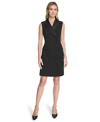 Calvin Klein Women's Sleeveless Blazer Short Sheath Jacket