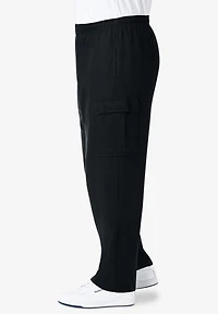 KingSize Big & Tall Lightweight Jersey Cargo Sweatpants