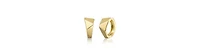 Rachel Glauber 14K Gold Plated Geometric Infinity Mini Hoop Earrings