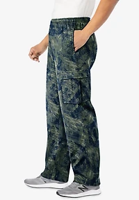 KingSize Big & Tall Fleece Cargo Sweatpants