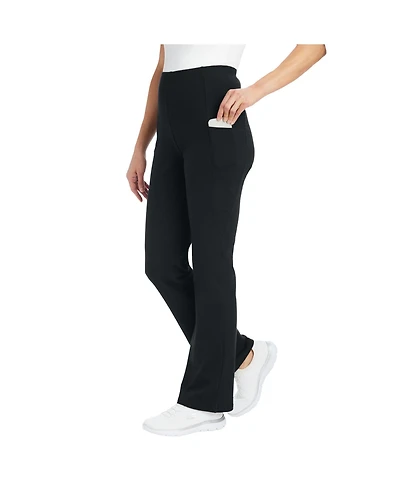 Woman Within Plus Tall Stretch Cotton Pocket Bootcut Legging