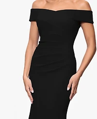 Xscape Women's Off The Shoulder High Low Dress