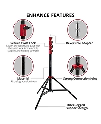 amaran F22c 2x2' 200W Rgbww Flexible Led Mat Fixture, Gold-Mount with Light Stand