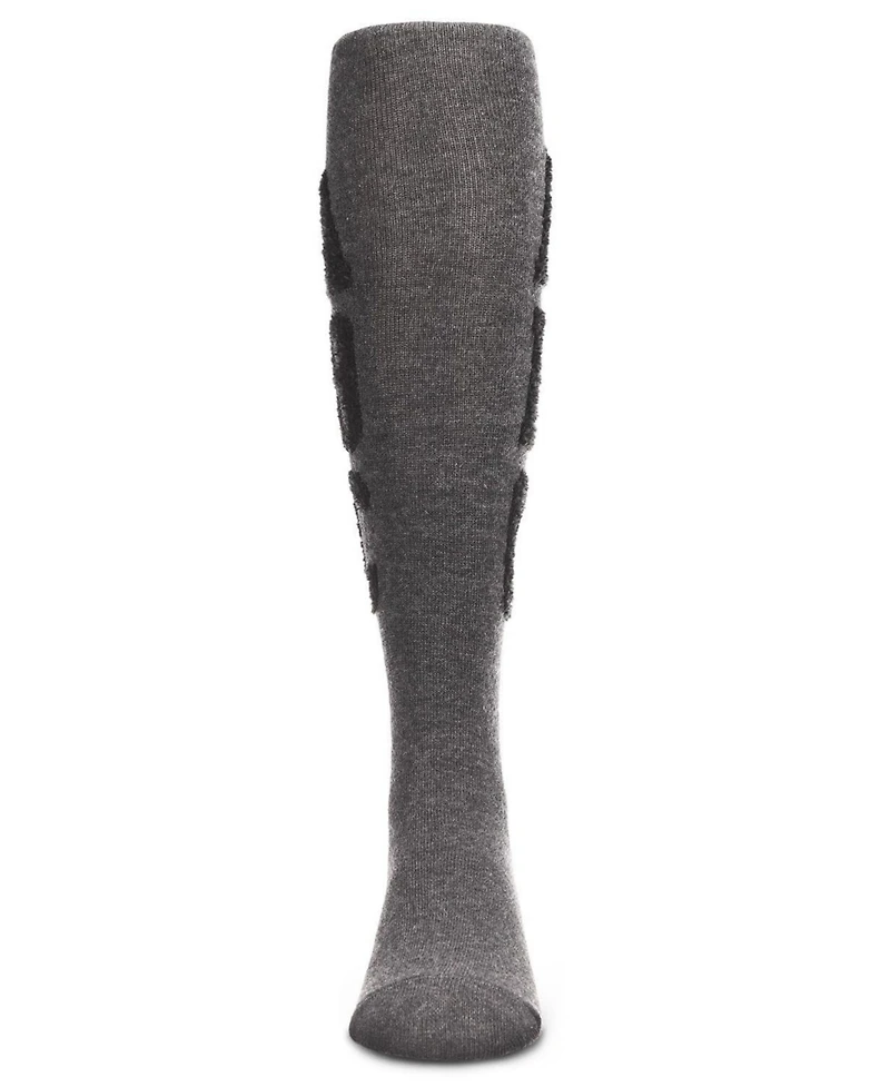 Memoi Girls' Cozy Chenille Abc Cotton Tights