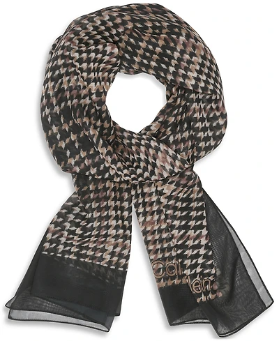 Calvin Klein Women's Houndstooth Print Wrap