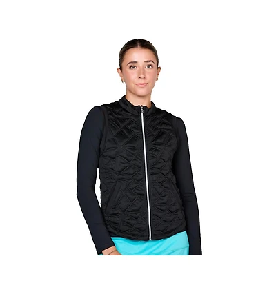 Sofibella Uv Staples Quilt Womens Golf Vest