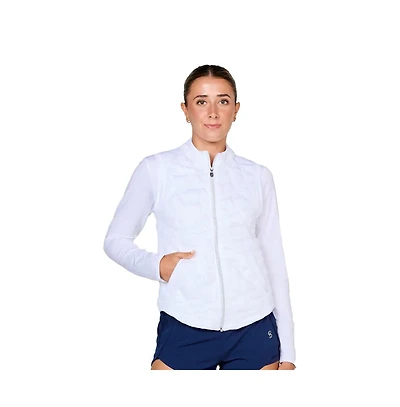 Sofibella Uv Staples Quilt Womens Golf Vest