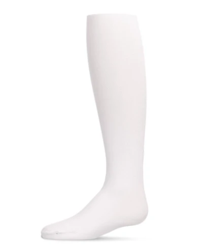 Memoi Girls Sweet Heart Flocked Opaque Tights