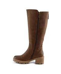 Spring Step Lexis Water-Resistant Tall Shaft Boot with Adjustable Calf and Shock-Absorbing Sole
