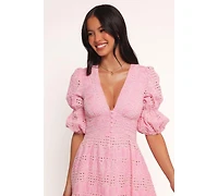 Petal and Pup Women's Tani Midi Dress - Pink