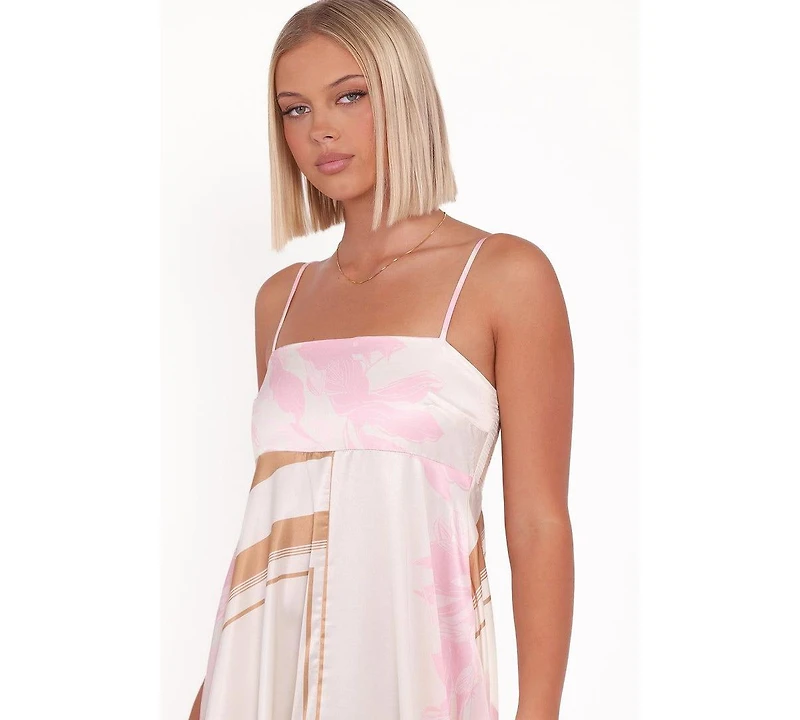 Petal and Pup Women's Elanor Maxi Dress - Pink Print