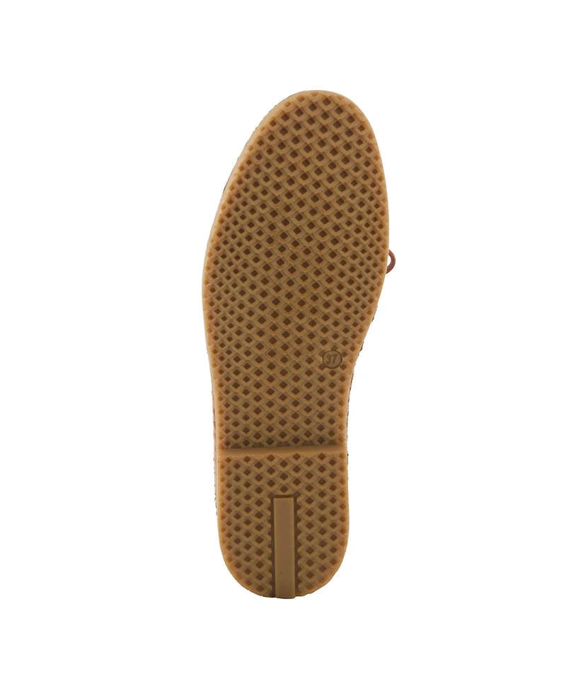 Spring Step Berna-perf Leather Perforated Slip-On Flats with Elastic Laces