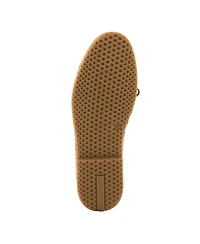 Spring Step Berna-perf Leather Perforated Slip-On Flats with Elastic Laces