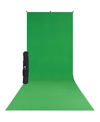 Westcott 5x12' X-Drop Wrinkle-Resistant Backdrop Kit, Chroma-Key Green Sweep