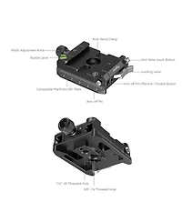 SmallRig Arca-Swiss/Manfrotto-Type Mounting Plate Set