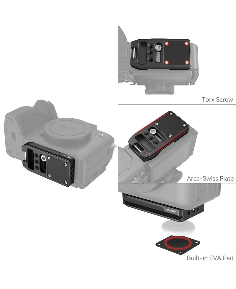 SmallRig Arca-Type Quick Release Plate for Apple AirTag