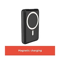 Radioshack Magnetic Portable Battery Powerbank Charger 10,000mAh 38.5Wh MagSafe Compatible 3A With Indicator Lights Usb A and Usb C 2309279