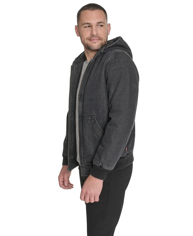 Levi's Men's Hooded Bomber Jacket