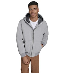 Levi's Men's Wool-Blend Hooded Bomber Jacket