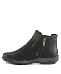 Spring Step Atella Low Profile Bootie with Elastic Gore, Inside Zipper, and Cushioned Insole