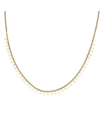 Spero London Multiple Star Sterling Silver Station Necklace
