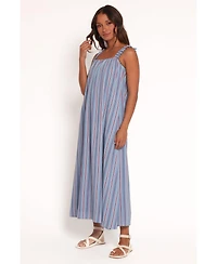 Petal and Pup Women's Alessandra Maxi Dress - Blue Stripe