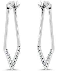 Giani Bernini Cubic Zirconia Hoop Earrings (1/2 ct. t.w.) 18K Gold Over Sterling Silver, Macy's Exclusive