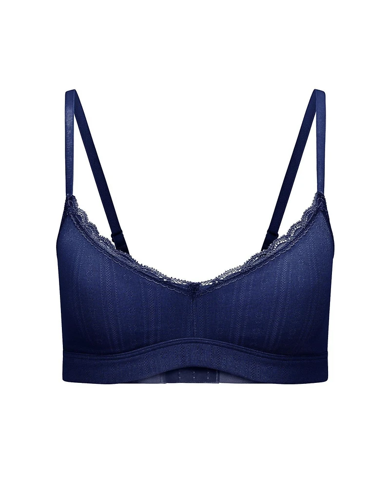 Adore Me Women's Pointelle Unlined Bralette Bra