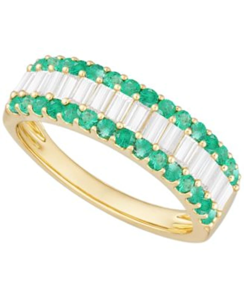 Macys Gemstone Diamond Hoop Earrings Ring Collection