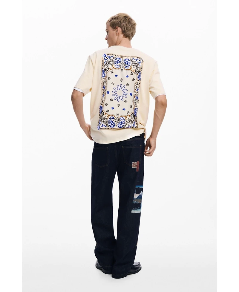 Desigual Men's Paisley T-shirt
