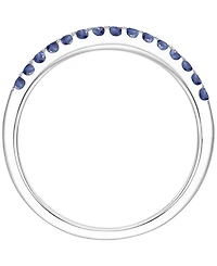 Macy's Gemstone and Diamond Ring (1/4 ct. t.w.) 14K Gold White