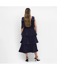City Chic Women's Betty Bow Midi Dress