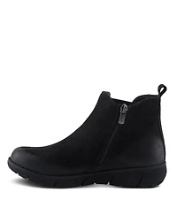 Azura Spring Step Katana Burnished Nubuck Leather Bootie with Removable Insole and Rugged Sole