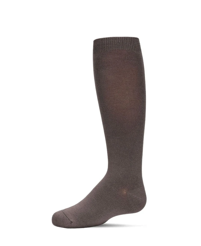 MeMoi Little Girls Kids' Basic Soft Rayon Knee High Socks
