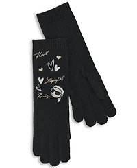 Karl Lagerfeld Paris Women's Karl Icons Tech Gloves