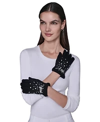 Karl Lagerfeld Paris Women's Krystal Tech Gloves