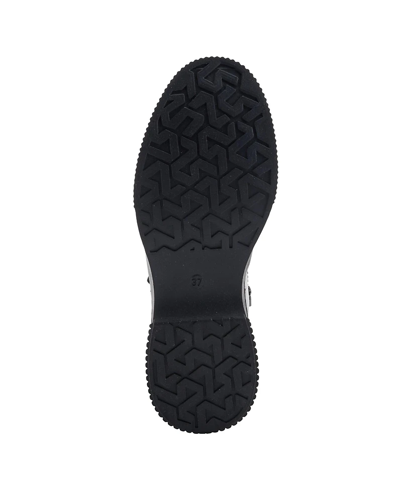 Spring Step Kelko Leather Bootie with Decorative Zipper, Removable Insole, and Sporty Sole