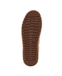 Azura Spring Step Vandis Ruched Leather Ankle Bootie with Side Lace Detail and Arch Support Insole